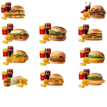 McDonalds Coupon Bacon Angus Barbecue McSpicy Chicken Leg Burger Single Set Four-piece Set Order on behalf of