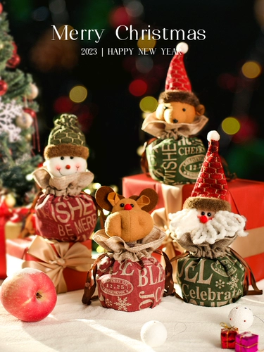 Apple, рождественский детский защитный амулет для пожилых людей, декор, сумка, упаковка, подарок на день рождения