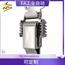 Upward buckle DKD-1 DKD-2 spring buckle stainless steel lock double spring pressing buckle