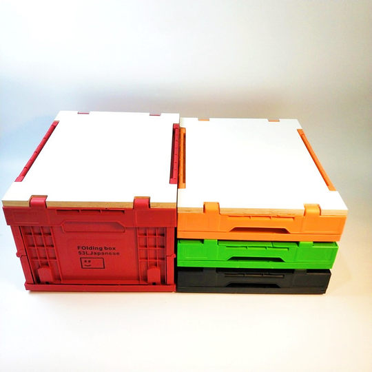 New Trendy Japanese-Style Foldable Storage Box, Large Car Storage Box, Industrial Style, Thickened Outdoor Storage and Organizing Box