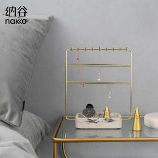 Jewelry Stand for Dressing Table, Earring Holder, Storage Rack, Household Vertical Earring and Necklace Hanger, Organizer