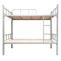 Student dormitory canopy bed staff high and low iron bed double-decker single steel wood bunk bed construction site dormitory iron frame bed