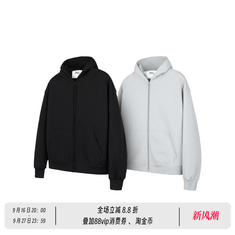 New Decay Basic Full-Thread Zipper Hoodie, Stiff Short Jacket, Plastic Sweatshirt New Decay Basic Full-Thread Zipper Hoodie, Stiff Short Jacket, Plastic Sweatshirt