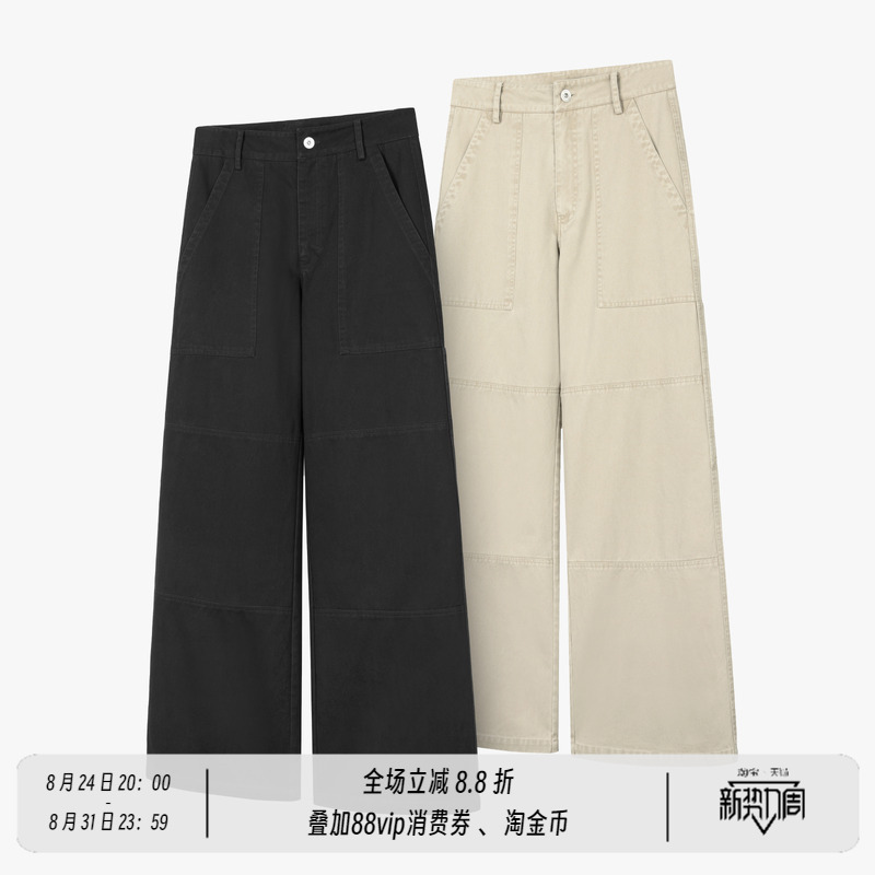 New Decay Workwear Painter Pants, Casual Loose Solid Color Straight Wide-Leg Trousers for Men New Decay Workwear Painter Pants, Casual Loose Solid Color Straight Wide-Leg Trousers for Men