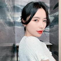 2021 new Han 92YVQ5 silver gas small and luxurious and inlaid with a heart-shaped earring of heart earrings interwoven