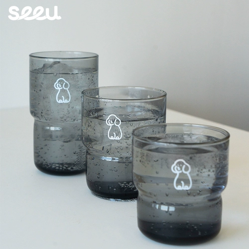 Стеклянный стакан для воды, бокал, 220 мл