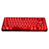Розовая красная совместимая клавиатура, 68/75/87/98/104
