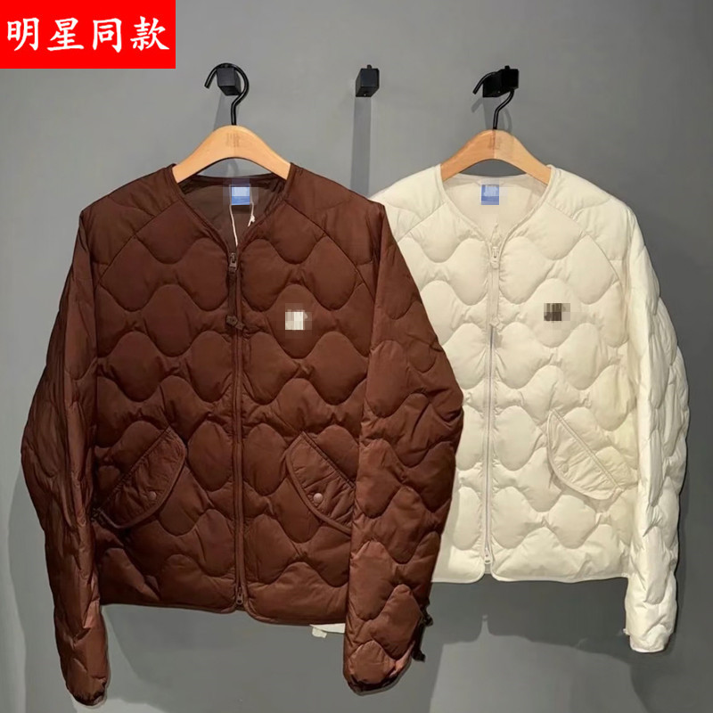 [Same Style as Yu Hewei] Five-Style Casual Autumn and Winter Collarless Lightweight down Jacket for Men and Women, Couple Trendy Brand Coat