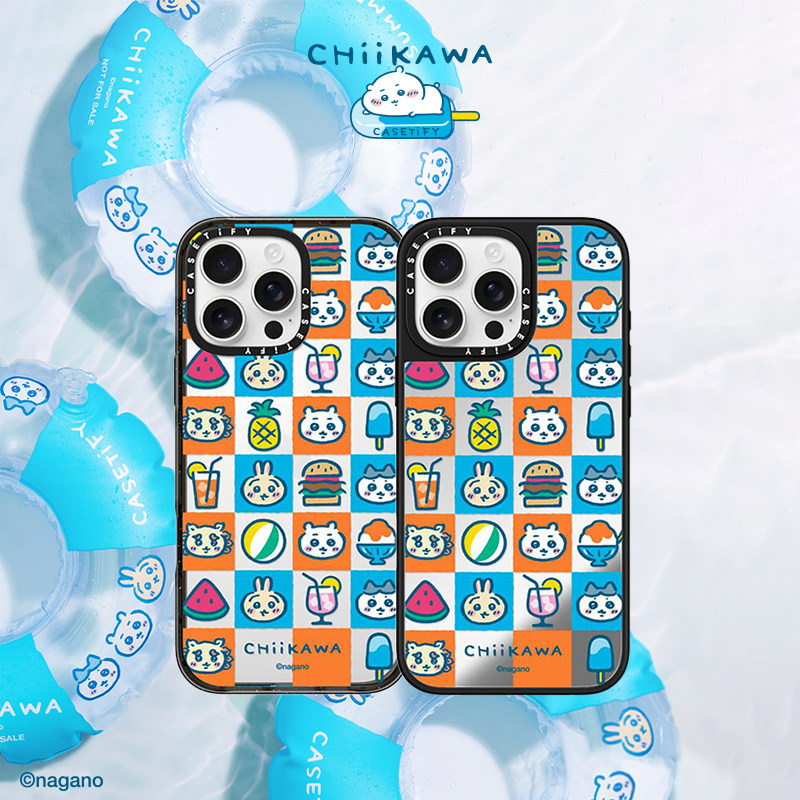 Chiikawa x casetify co-branded | 2025 summer limited cool plaid