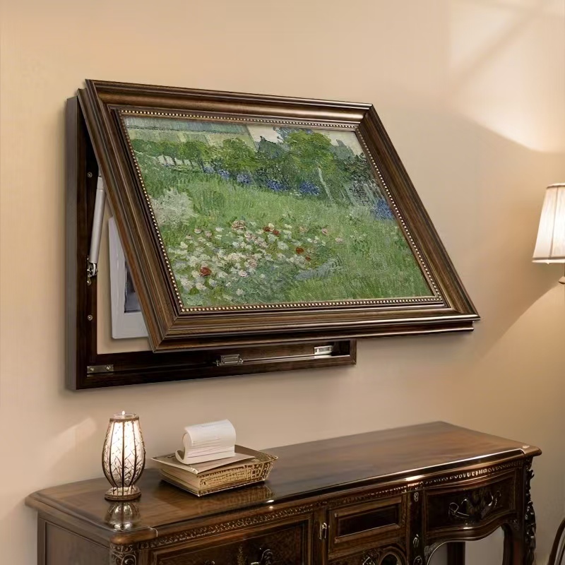 Monet Oil Painting Vintage American-Style Electric Meter Box Decorative Painting 2025 New Model No-Drill Cover for Power Distribution Box and Circuit Breaker Hanging Painting Monet Oil Painting Vintage American-Style Electric Meter Box Decorative Painting 2025 New Model No-Drill Cover for Power Distribution Box and Circuit Breaker Hanging Painting