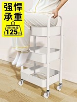 Stroller rack floor-standing multi-layer bedroom bathroom baby products storage rack kitchen removable snack rack