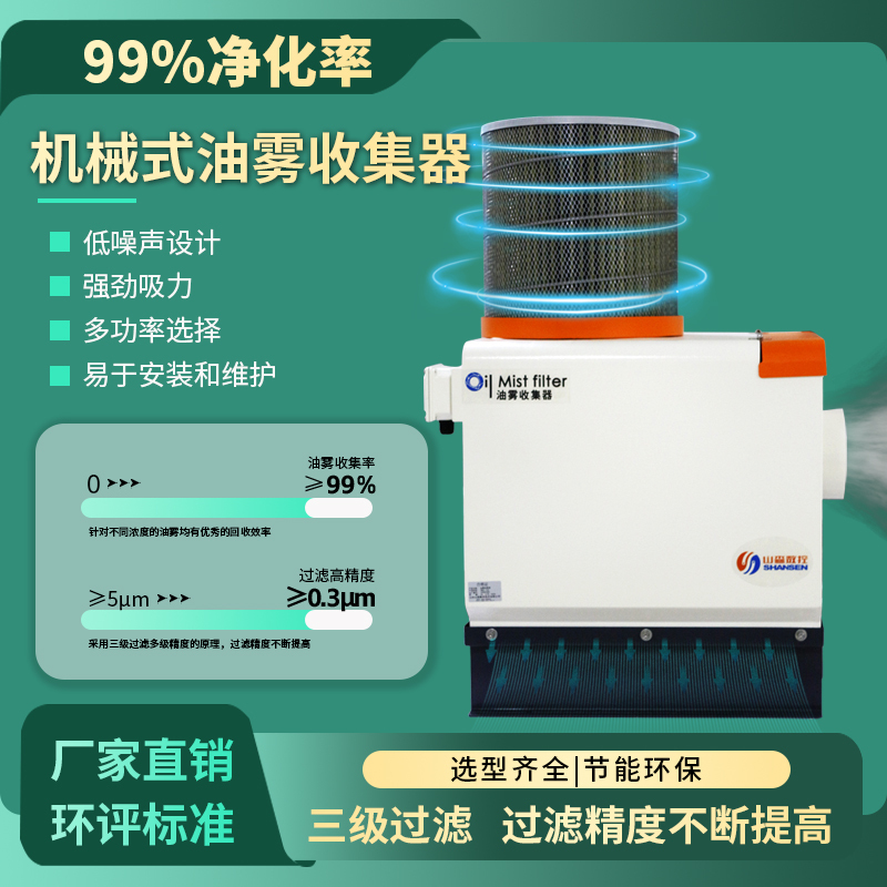 Industrial Mechanical Oil Mist Collector with High Suction Power, Cnc Machine Tool Machining Center Oil Mist Purifier, Filtration and Recycling Industrial Mechanical Oil Mist Collector with High Suction Power, Cnc Machine Tool Machining Center Oil Mist Purifier, Filtration and Recycling