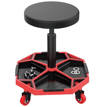 TORIN Auto Repair Tools Car Repair Stool Home Mobile Liftable Round With Tool Slot 360 Degree Rotation