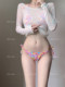 Candygirls – maillot de bain trois pièces, motif floral, manches longues, protection solaire, bikini, haut de gamme, sexy, petit boutonnage, nouvelle collection 2026
