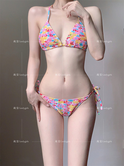 Candygirls – maillot de bain trois pièces, motif floral, manches longues, protection solaire, bikini, haut de gamme, sexy, petit boutonnage, nouvelle collection 2026