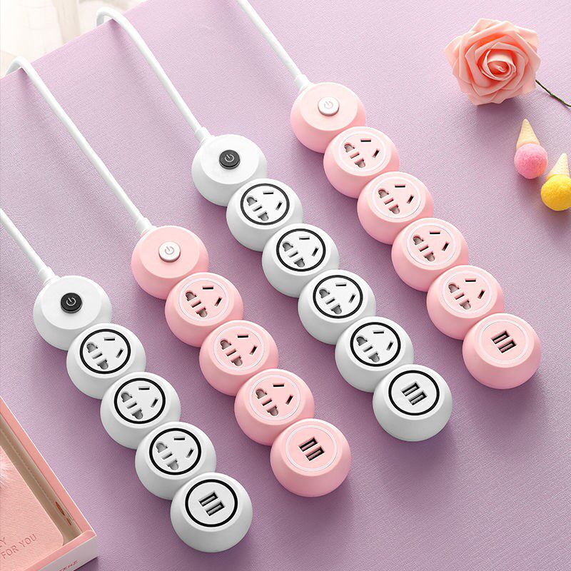 Socket board USB multi-function charging row plug wire wireless board plug converter multi-hole terminal board power supply