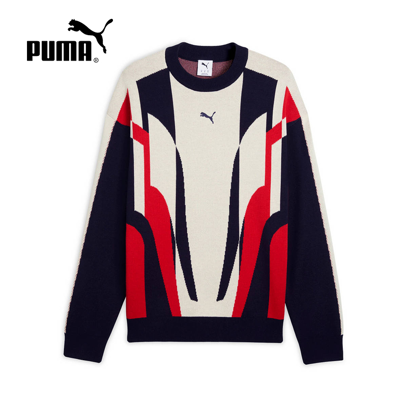 Puma Spring New Men's and Women's Retro Classic T7 Knitted Sweater Sports Casual Top 636881-16