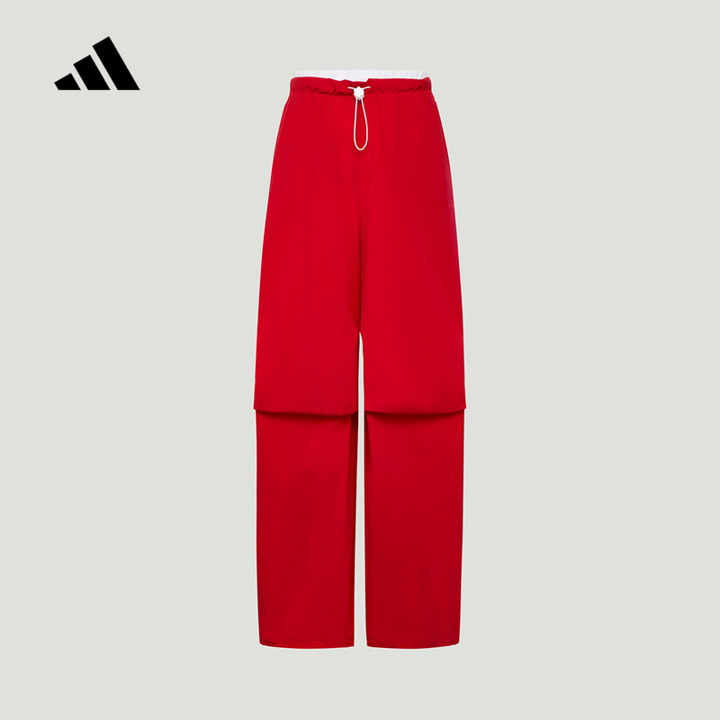 Adidas Genuine Women's Pants Casual Pants 2026 New Model Red Sports Pants Kz4222 Adidas Genuine Women's Pants Casual Pants 2026 New Model Red Sports Pants Kz4222
