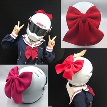 Female Riding Locomotive Helmet Decorations Small Accessories Cute Butterfly Knots Motorcycle Ski Helmets Electric Car Cats Ear Wings