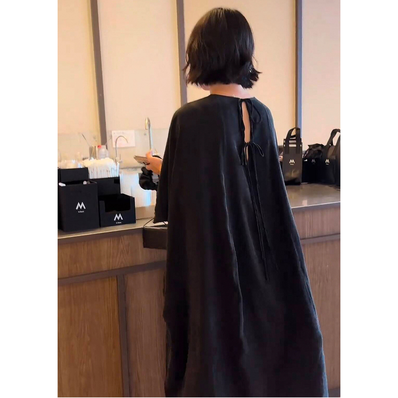 Trendy Relaxed and Casual Style Simple Solid Color Pullover Dress European Station 2026 Summer New Fashion Mid-Length Dress Trendy Relaxed and Casual Style Simple Solid Color Pullover Dress European Station 2026 Summer New Fashion Mid-Length Dress