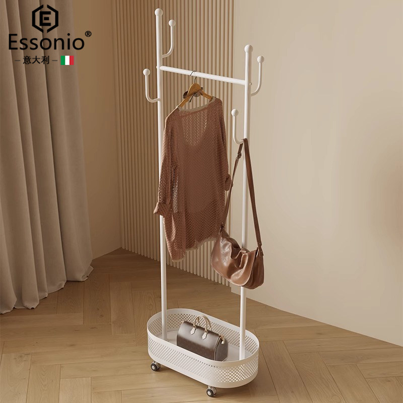 👗家居必备神器!Essonio 意大利卧室床边挂衣架落地脏衣篓,让你的房间焕然一新!🌟-衣帽架-淘宝好物网