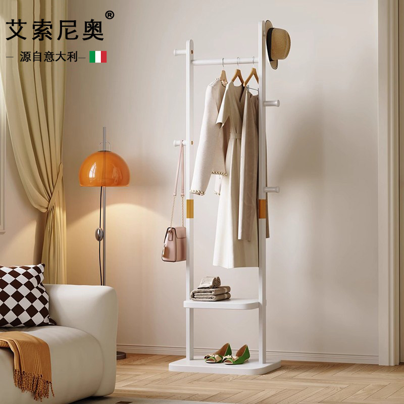 🛋️【家居必备】Essonio 意大利实木挂衣架,让空间更显高级感!🌟-衣帽架-淘宝好物网
