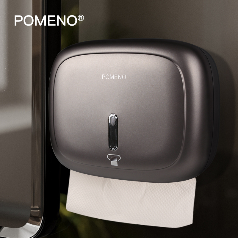 No-Drill Wall-Mounted Tissue Box for Home, Hotel, Kitchen, Commercial Bathroom Tissue Holder