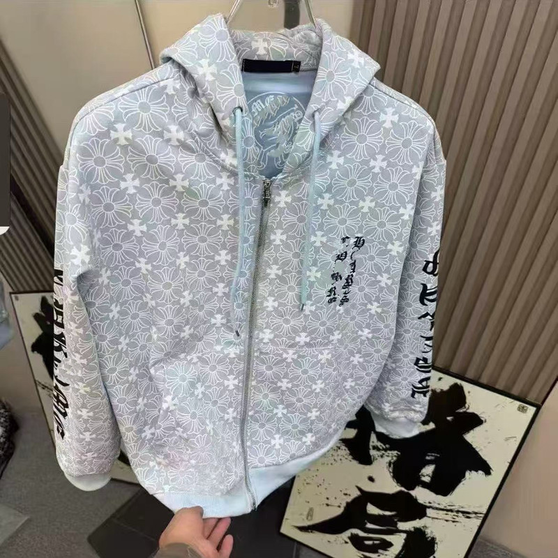American High Street Fashion Brand Sanskrit Cross Print Hooded Sweatshirt Autumn Student Couple Youth Cardigan Jacket American High Street Fashion Brand Sanskrit Cross Print Hooded Sweatshirt Autumn Student Couple Youth Cardigan Jacket