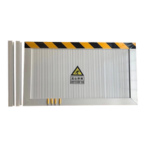 Aluminum alloy rat-proof damper door stopper Home Kitchen Stainless Steel Shield Rat plate Anti-flood Control Flood Water Flopper