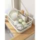 Kitchen bowl rack drain rack multi-function bowl plate dish storage countertop tableware bowl chopsticks bowl plate cabinet household storage