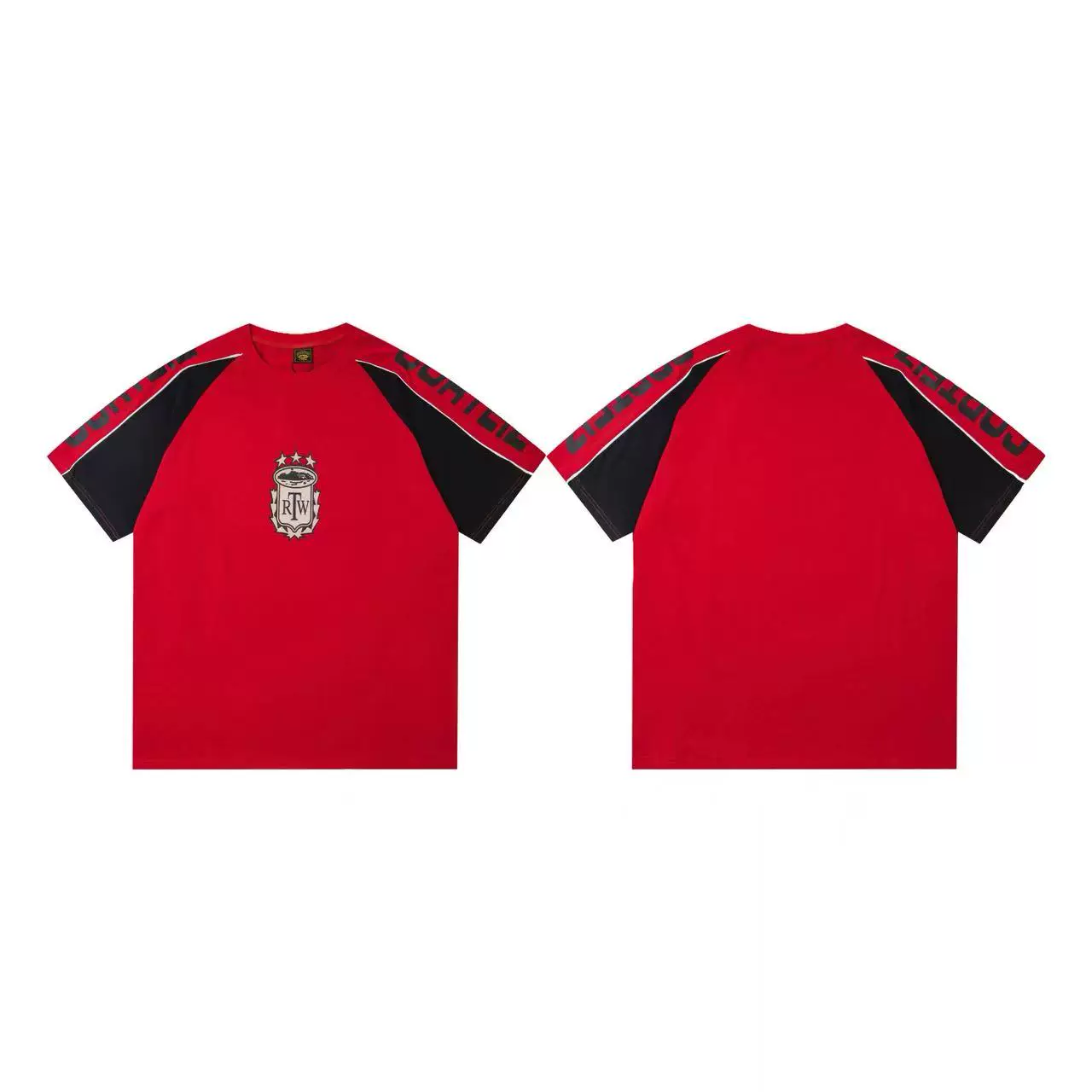 Футболка с принтом Corteiz Letter Graphic Print Tee 26ss Alcatraz с буквой графический принт короткий рукав