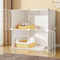 Cat cage with toilet villa oversized free space indoor empty cage cat house home three-story small cat litter