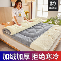 Mattress student dormitory single plush cushion home four seasons thickened non-collapse plus velvet non-slip removable washable