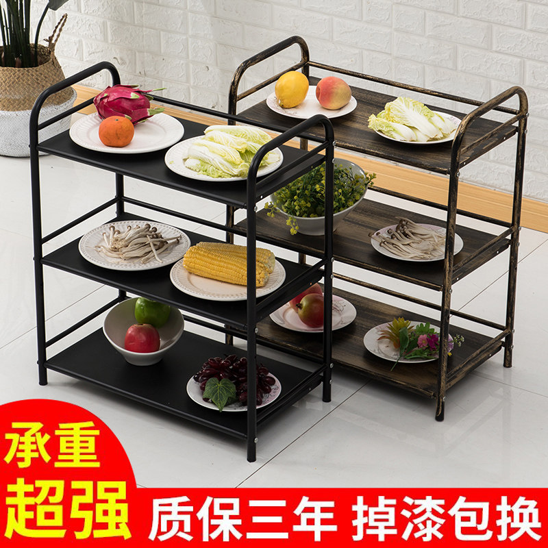 Fire pot Shop Supplies appliances Vegetable Racks Multilayer Commercial Hot Pot Vegetable Racks Home Kitchenette Small Trolleys With Wheels 