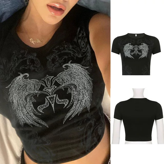 Кроп-топ (Vintage Clothers) Y2K корсет — кибер-бейби стиль, укороченный, размеры S–L
