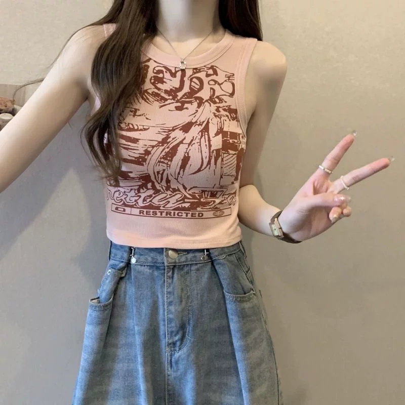 Кроп-топ (Vintage Clothers) Y2K корсет — кибер-бейби стиль, укороченный, размеры S–L