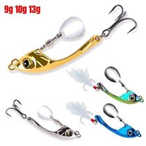 5 6cm 10g Hard Fishing Lure Rotating Sequins Lifelike
