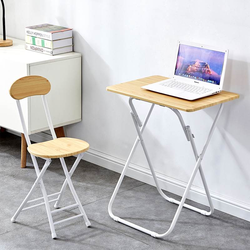 Simple folding small table for home study desk single dining table portable computer desk brief strip table-Taobao