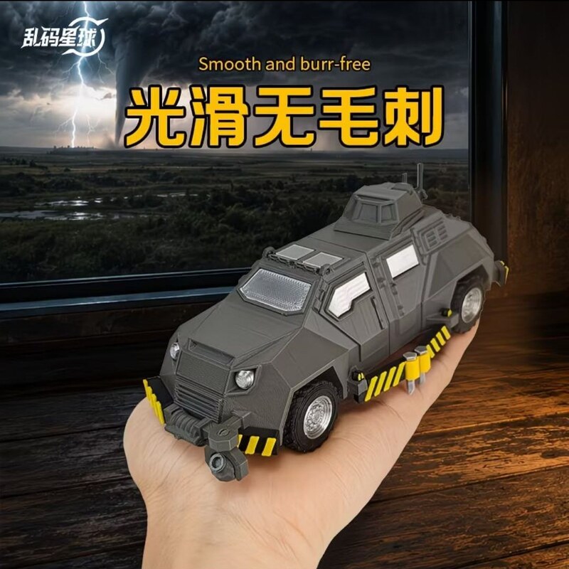 Storm Chaser Clown 2 Interceptor Vehicle Can Deploy Tiv2 Storm Interceptor Vehicle Chaser Model for Desktop Display