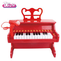 Baoli childrens piano 3-8 years old girls and boys music electronic piano playing with microphone for beginners 25 keys