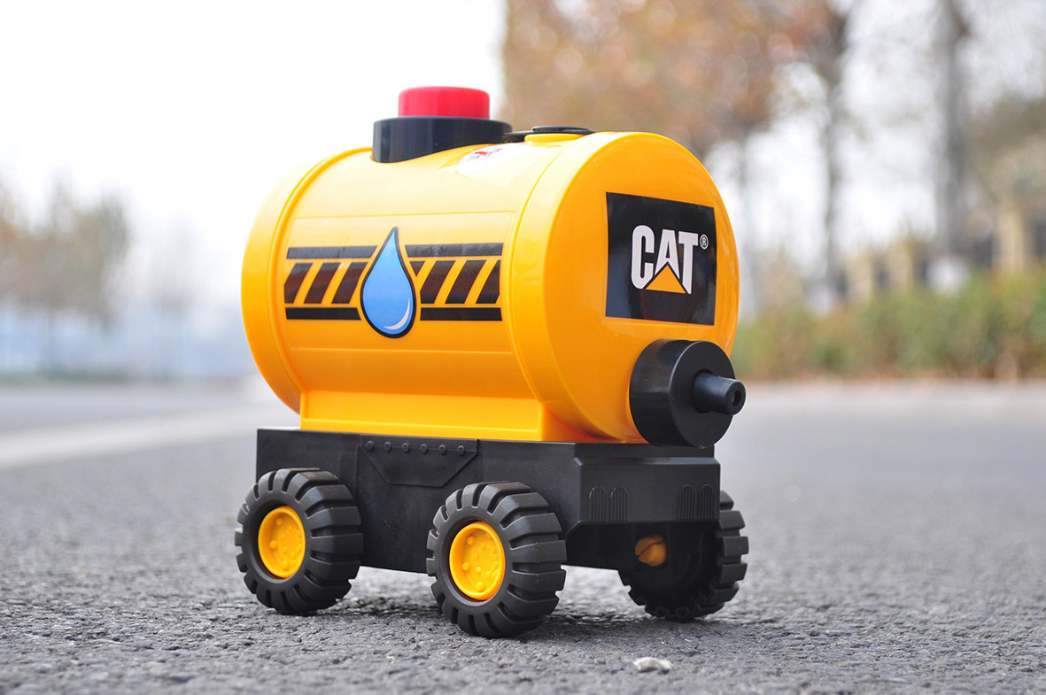Игрушка 正品cat卡特工程车钻井车洒水车宝宝沙滩玩具车儿童玩具3岁 OTHER