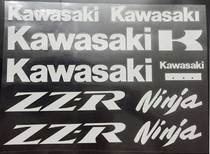 Motorcycle decal Kawasaki ZZR250 ZZR400 full car sticker flower full car sticker paper full car label car sticker