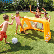 58507 Inflatable Water Football Goal Pool Entertainment Water Polo Frame Net Toy