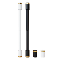 Hole-free telescopic rod balcony clothes drying rod bedroom curtain rod wardrobe support rod clothes hanger bathroom shower curtain rod