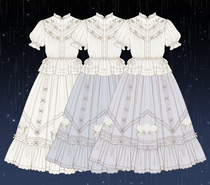 Enjoy the collection (mountain tea language) feet room LOLITA Original design Two sets of design half-body dress shirt