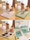 Cartoon pet floor mat machine washable autumn and winter plush warm carpet dog and kitten eating thickened non-slip mat