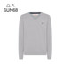 SUN68 Men's Slim Fit Sweater Cashmere Sweater Italian Business Casual V-neck Basic Pullover Knitted Wool Sweater