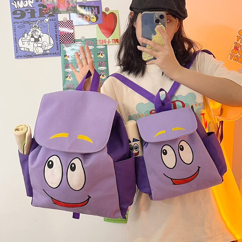 Children's Outdoor Travel Backpack Dora the Explorer Backpack Double Shoulder Dora Map Pencil Case Cartoon Student School Bag Children's Outdoor Travel Backpack Dora the Explorer Backpack Double Shoulder Dora Map Pencil Case Cartoon Student School Bag
