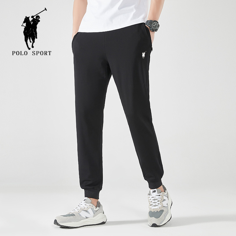 Polo Sport Men's Embroidered Paul Sweatpants Casual Pants Loose Thin Small Foot Sports Pants Summer Long Pants