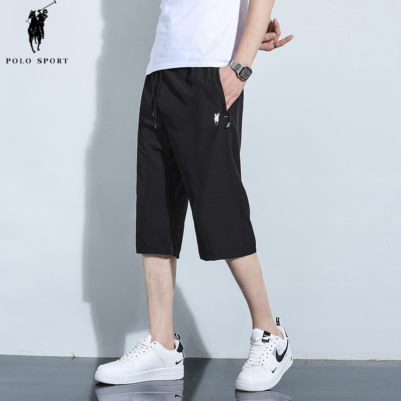 Polo Sport Paul Sports Capri Pants Ice Silk Pants Quick-Drying Thin Men's Shorts Loose Summer Casual Men's Wear